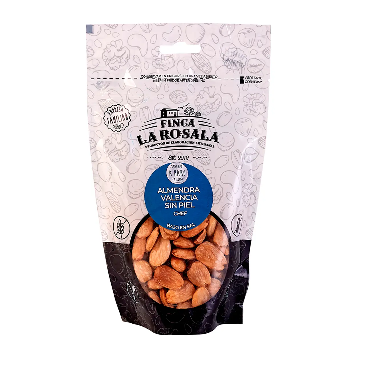 Almendra Valencia sin piel