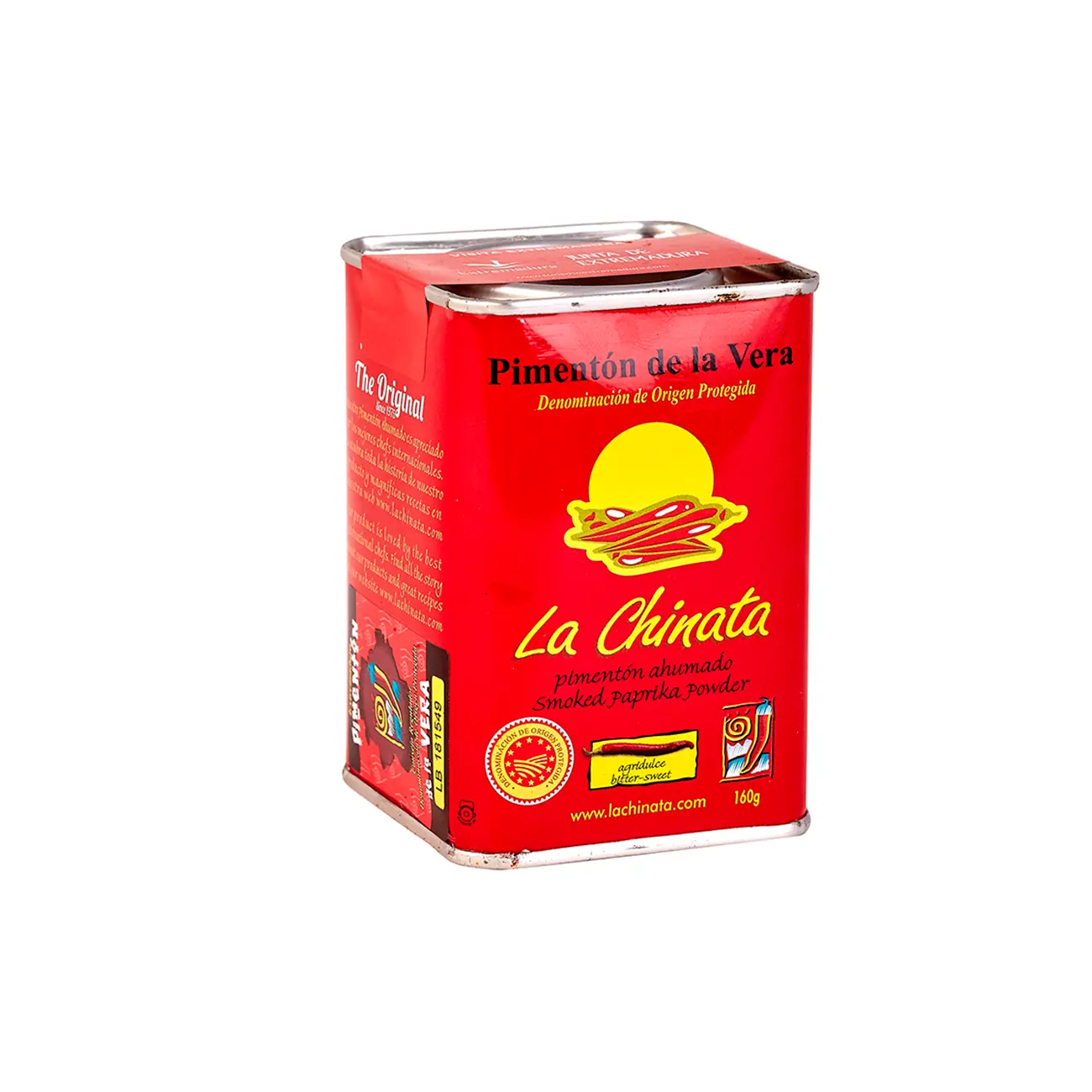 Pimentón de la Vera lata 160 gr agridulce `ahumado´