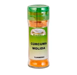 Curcuma Frasco Cristal